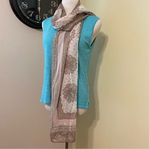 Vince Camuto silky metallic Scarf